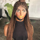Ready-to-Ship Full Lace: 24-Inch Box Braids | Mixed 33/30 Tones