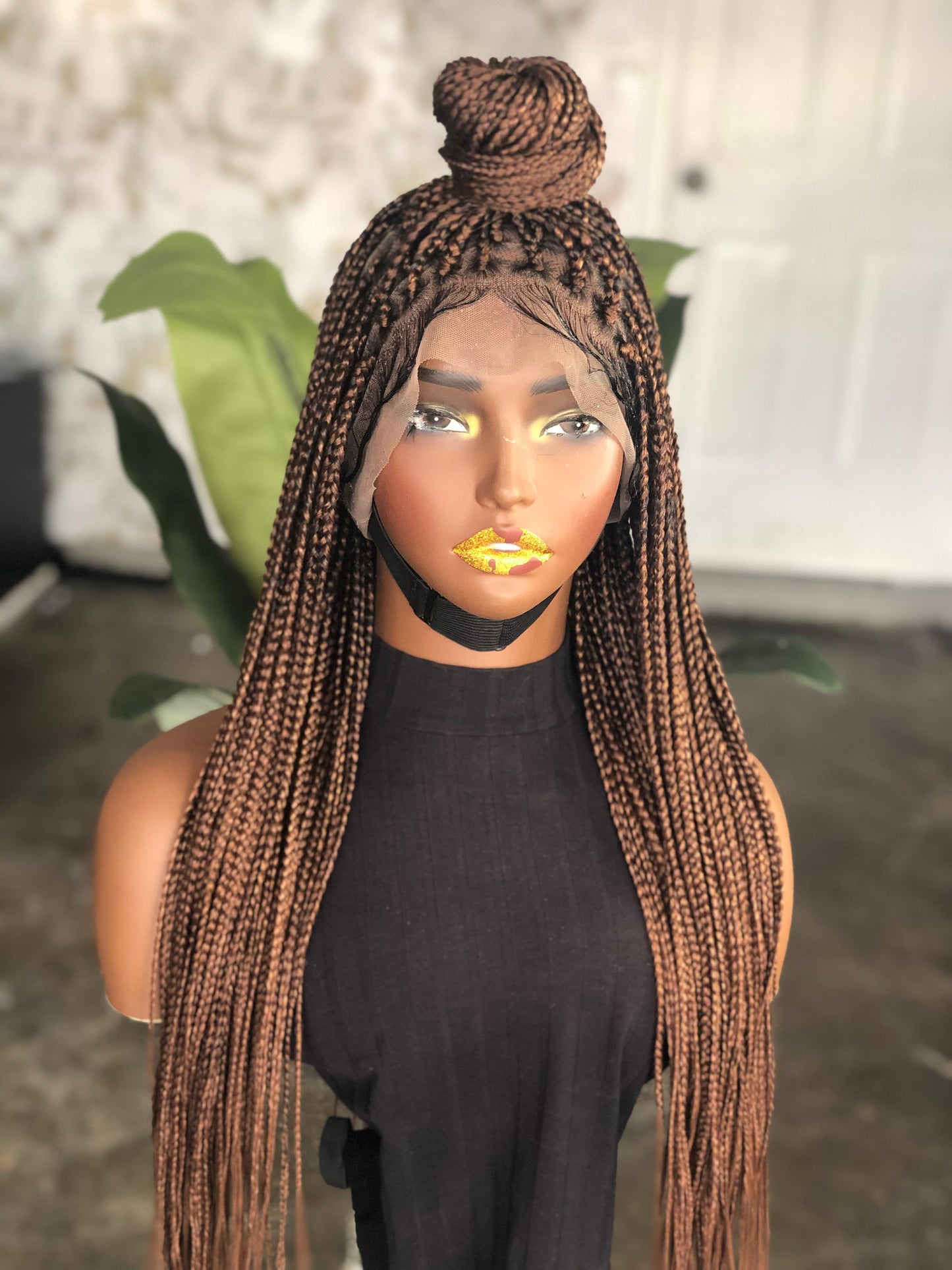 Ready-to-Ship Full Lace: 24-Inch Box Braids | Mixed 33/30 Tones