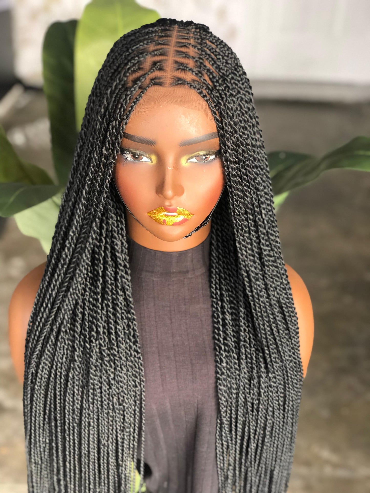 30" Senegalese Knotless Twist | Closure Unit | Ready to Ship