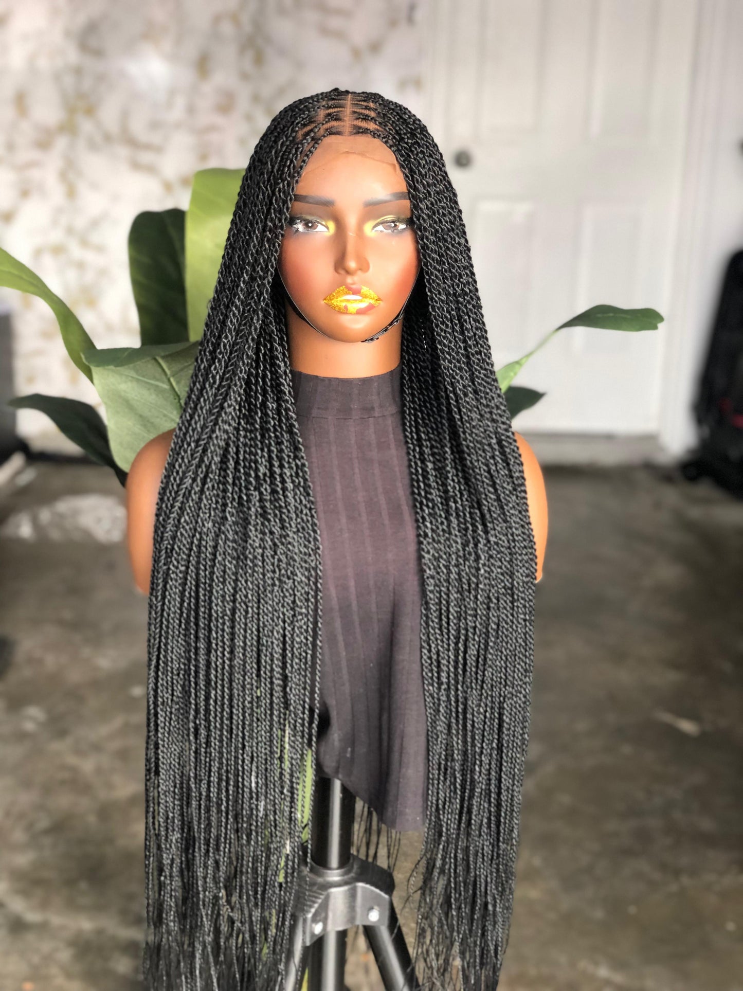30" Senegalese Knotless Twist | Closure Unit | Ready to Ship