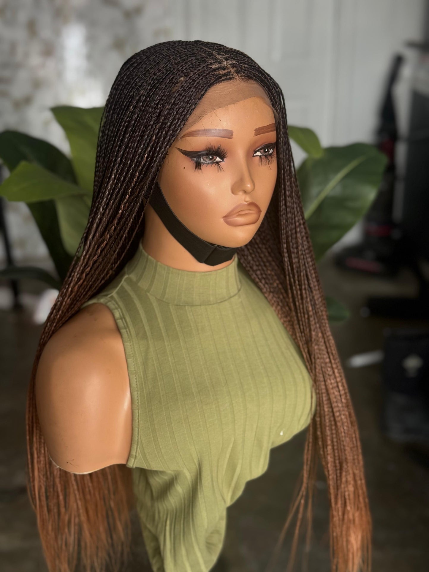 Preorder  24-Inch Bone Straight: 4x4 Glueless Closure Wig