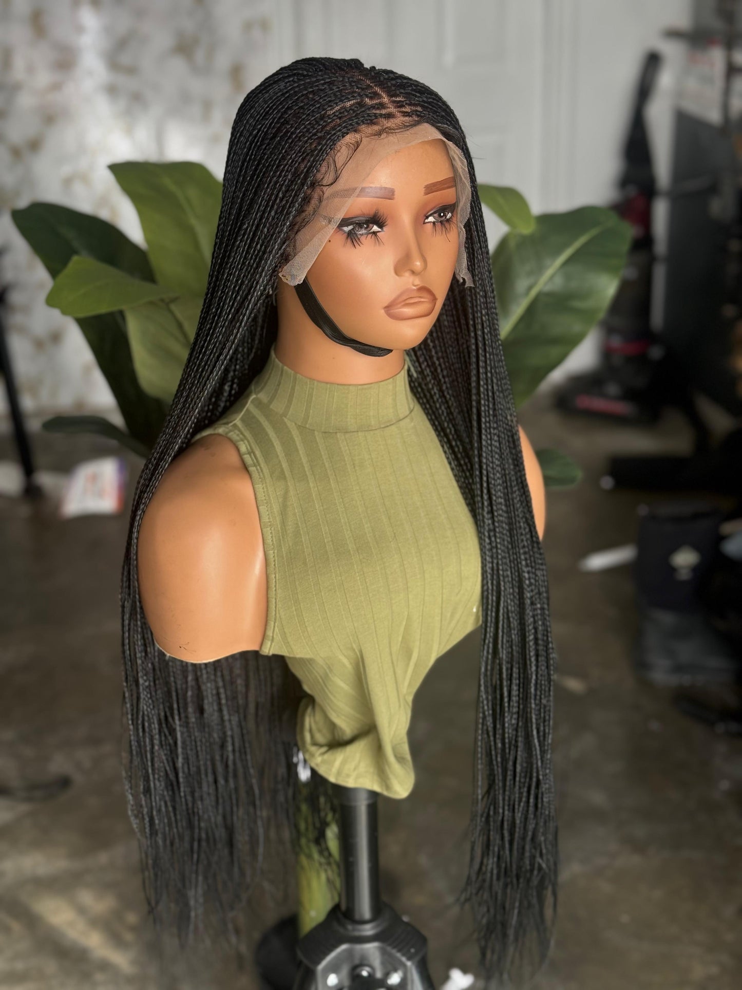 Ready-to-Ship 30-Inch Human Lace Hair Frontal: Ultra-Sleek Bone Straight
