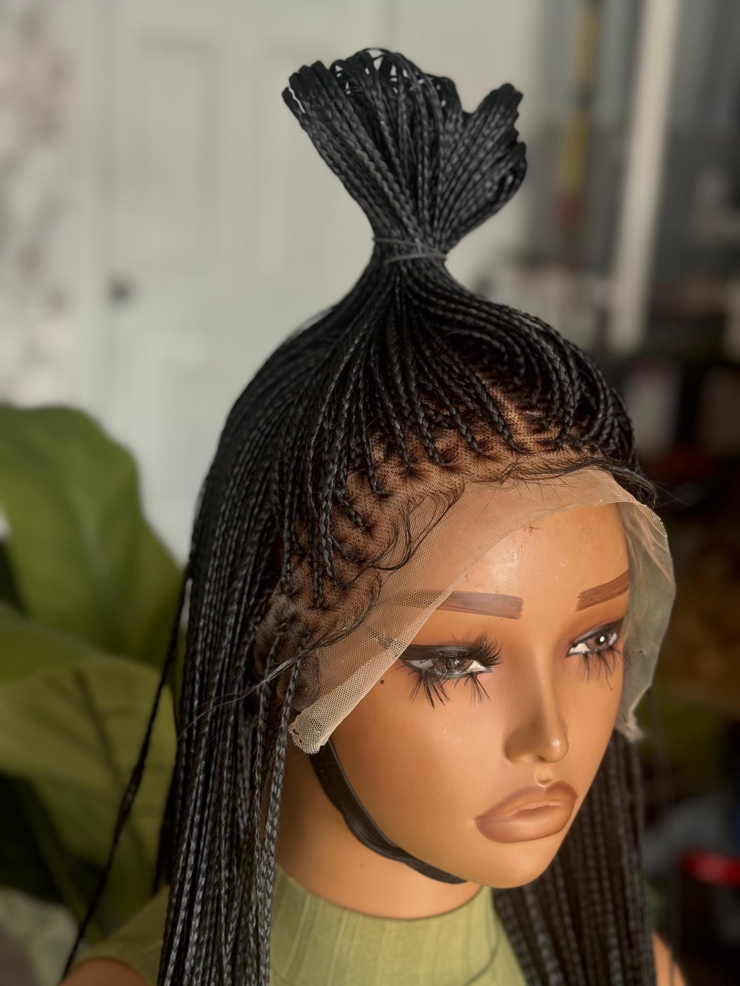 Ready-to-Ship 30-Inch Human Lace Hair Frontal: Ultra-Sleek Bone Straight