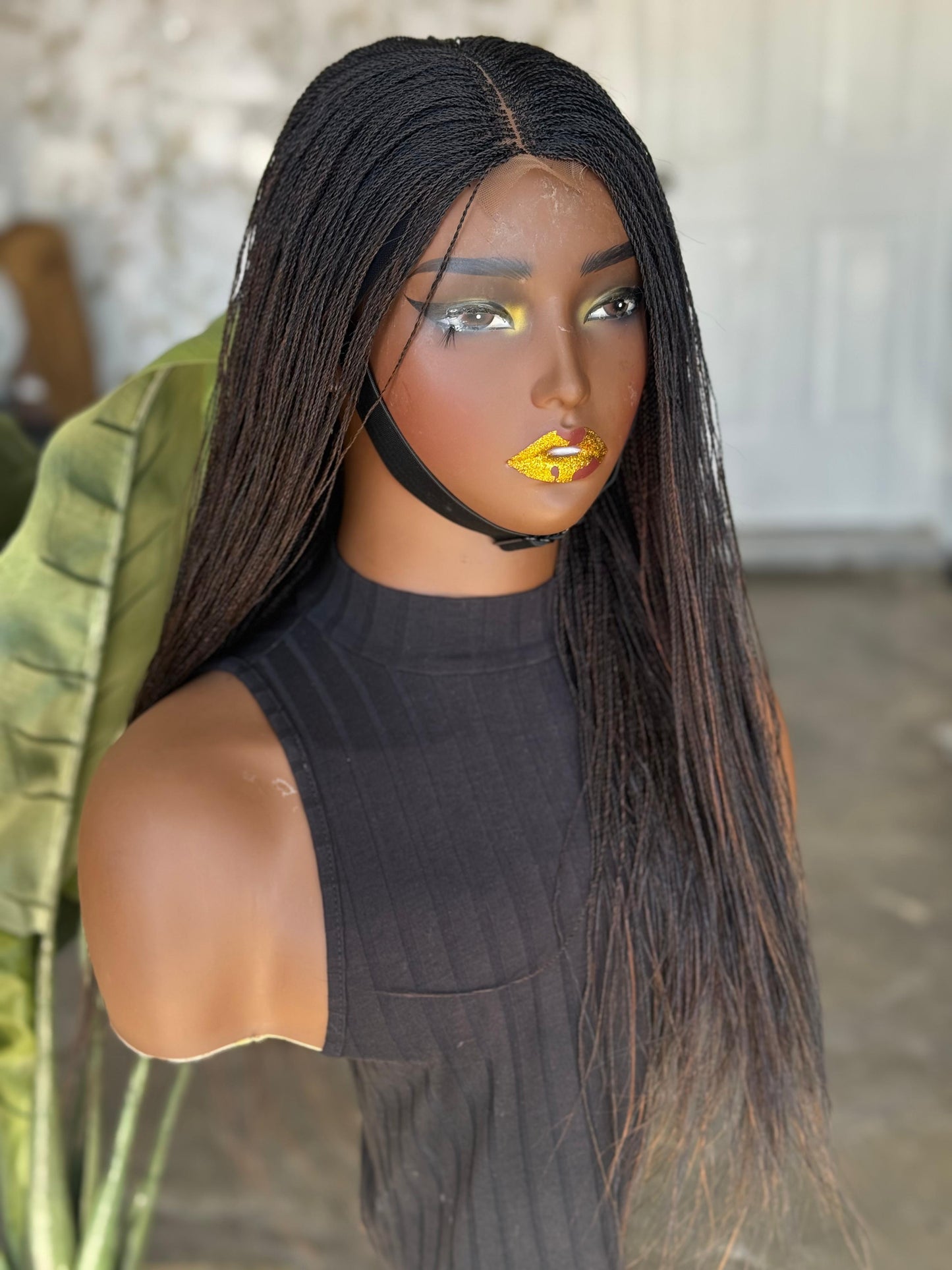 Ready-to-Ship 18-Inch Micro Twists: Mixed Black & Copper | Glueless Closure