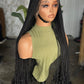 Made to Order Boho Knotless Masterpiece | Full Lace Tiny Braids & Curls