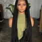 Made to Order Boho Knotless Masterpiece | Full Lace Tiny Braids & Curls