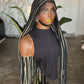 Bianca Full Lace Unit | Black & Blonde Highlights Made to Order