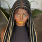 Bianca Full Lace Unit | Black & Blonde Highlights Made to Order