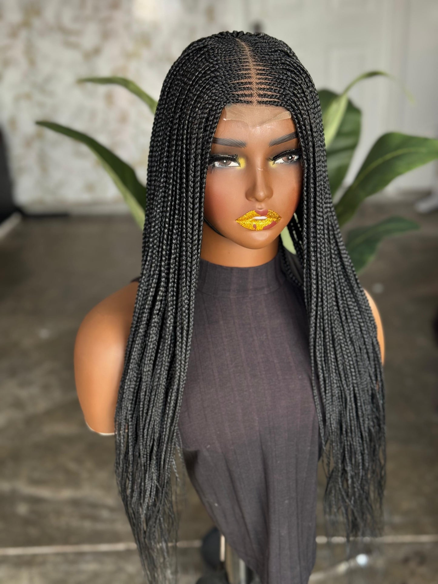 Ready to Ship Bianca Unit | 18/20 Braided Closure Wig