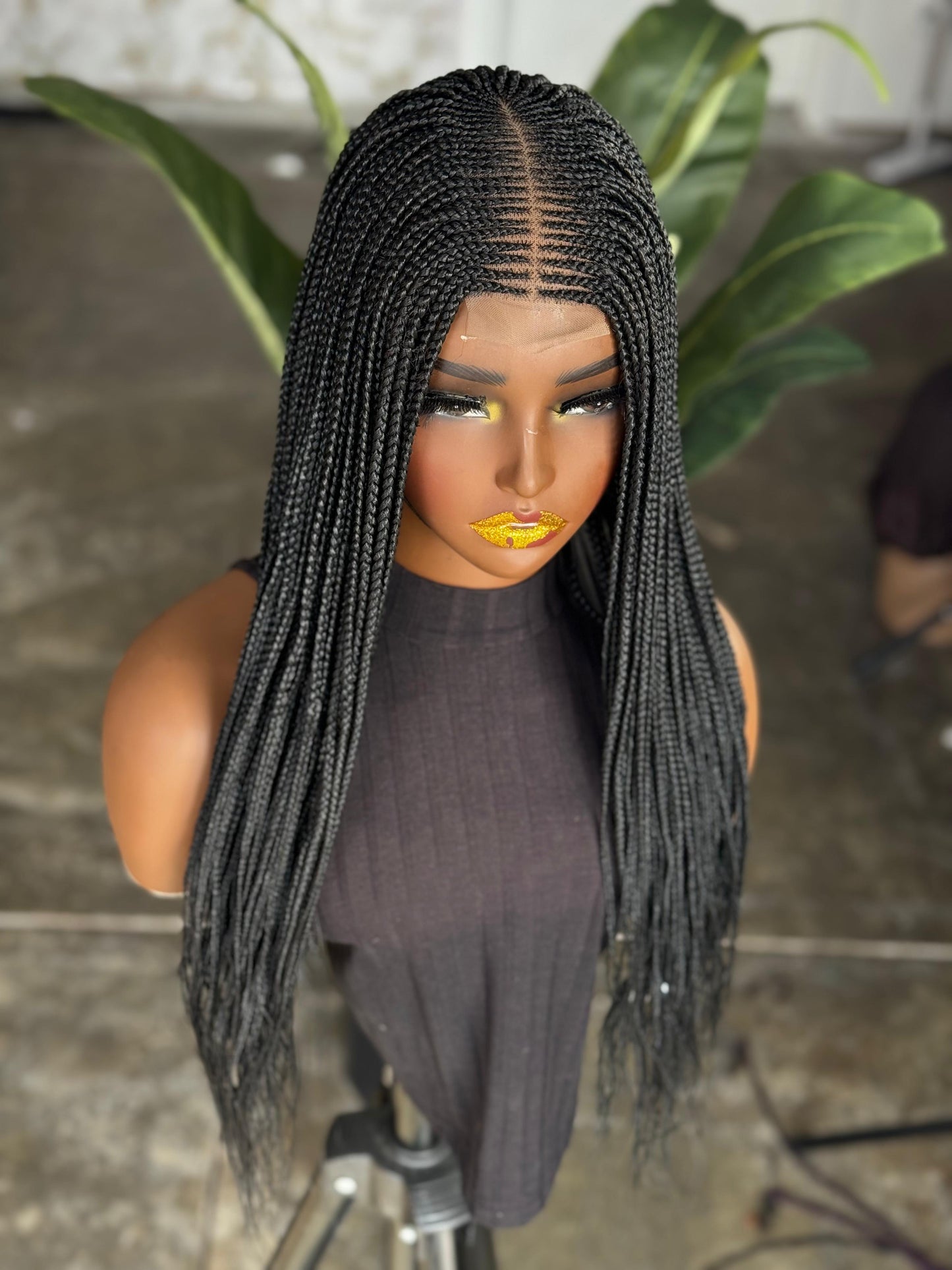 Ready to Ship Bianca Unit | 18/20 Braided Closure Wig