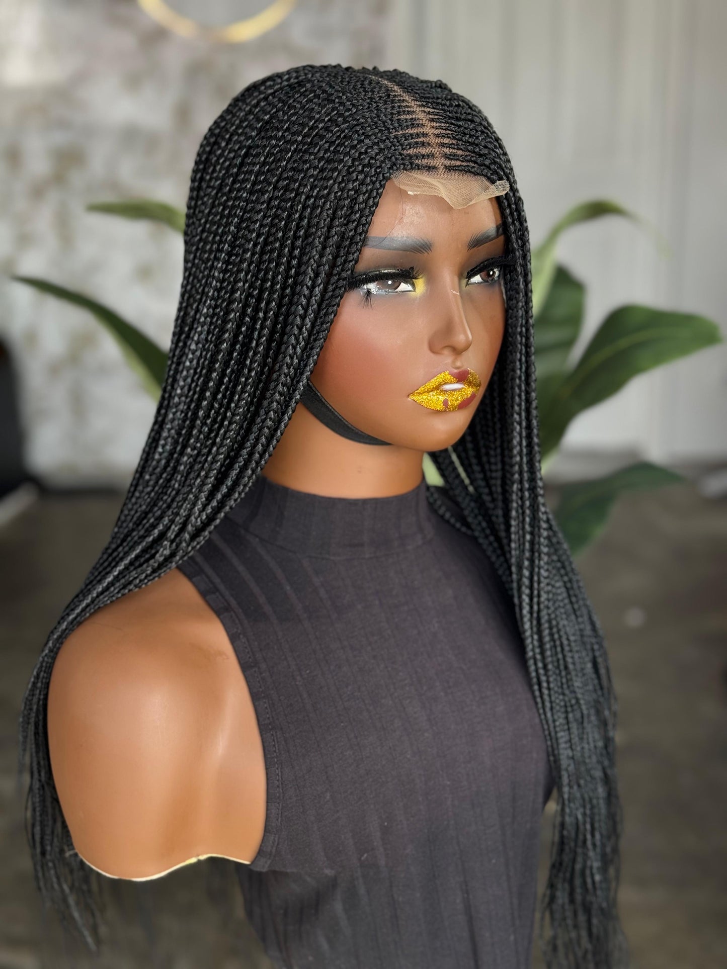 Ready to Ship Bianca Unit | 18/20 Braided Closure Wig