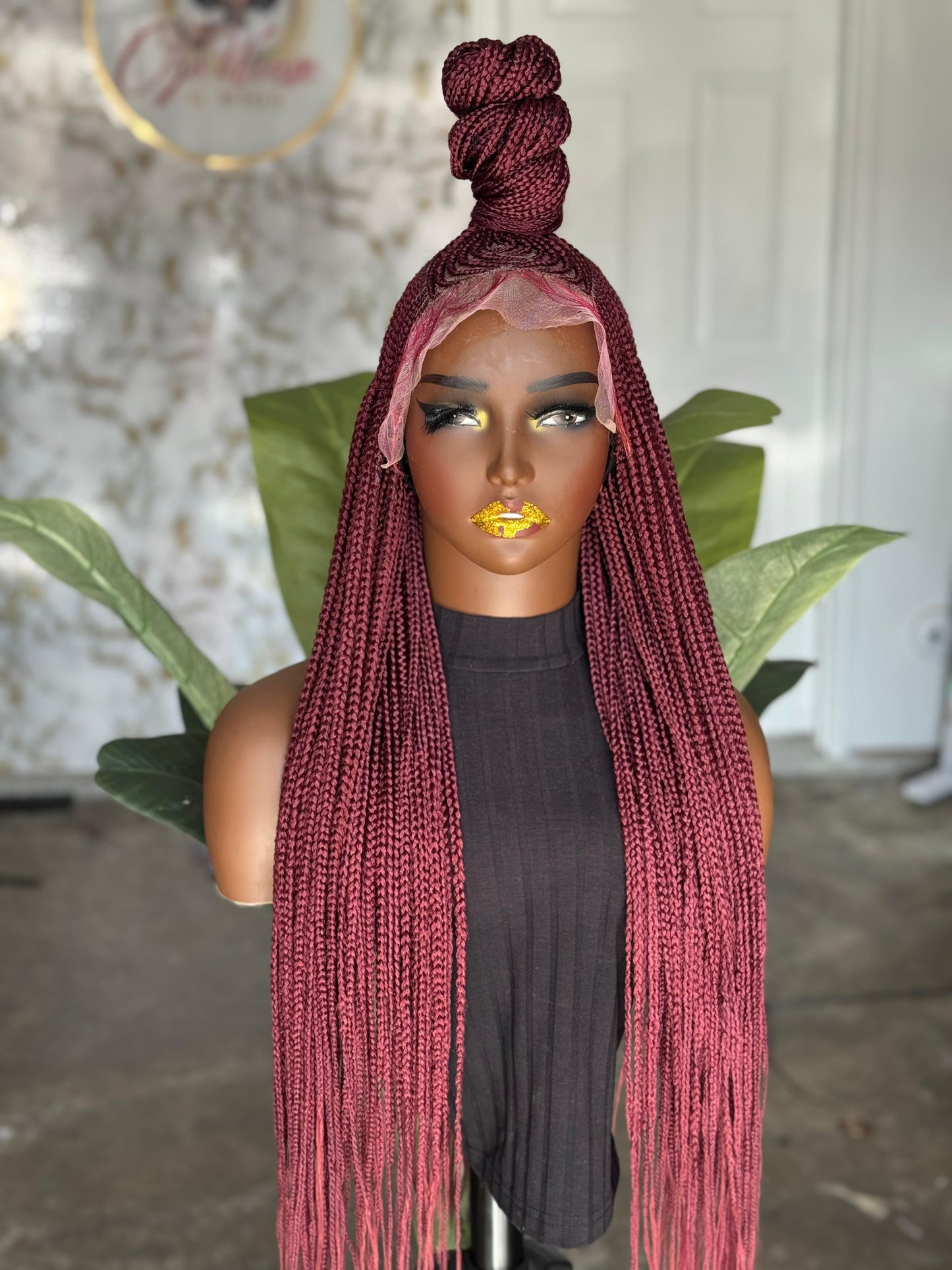 Made to Order Ewa Ket Unit | 26" Frontal Cornrow Wig