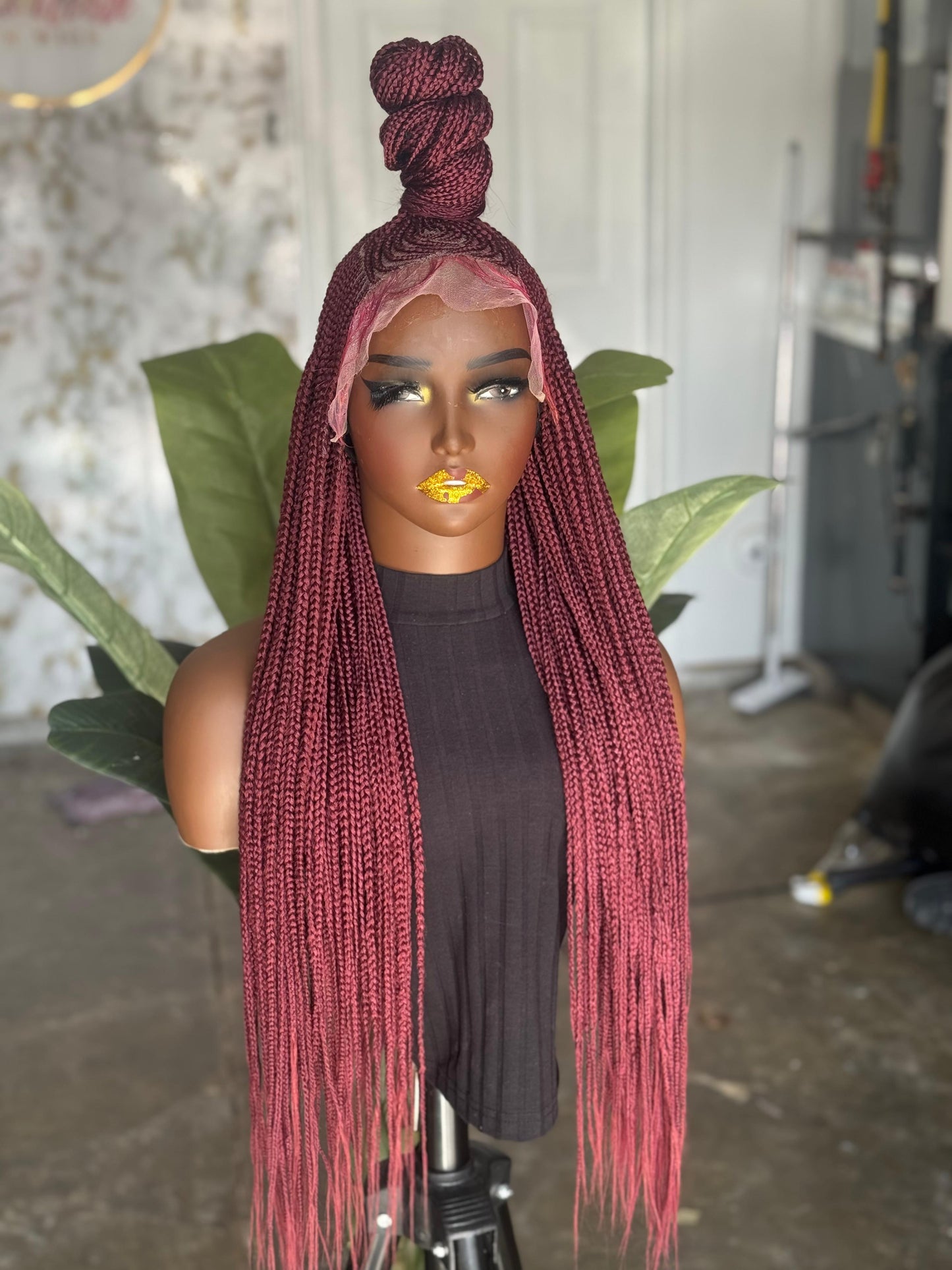 Made to Order Ewa Ket Unit | 26" Frontal Cornrow Wig
