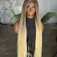 8x8 Bone Straight Human Lace Ready To Ship 30 Inches