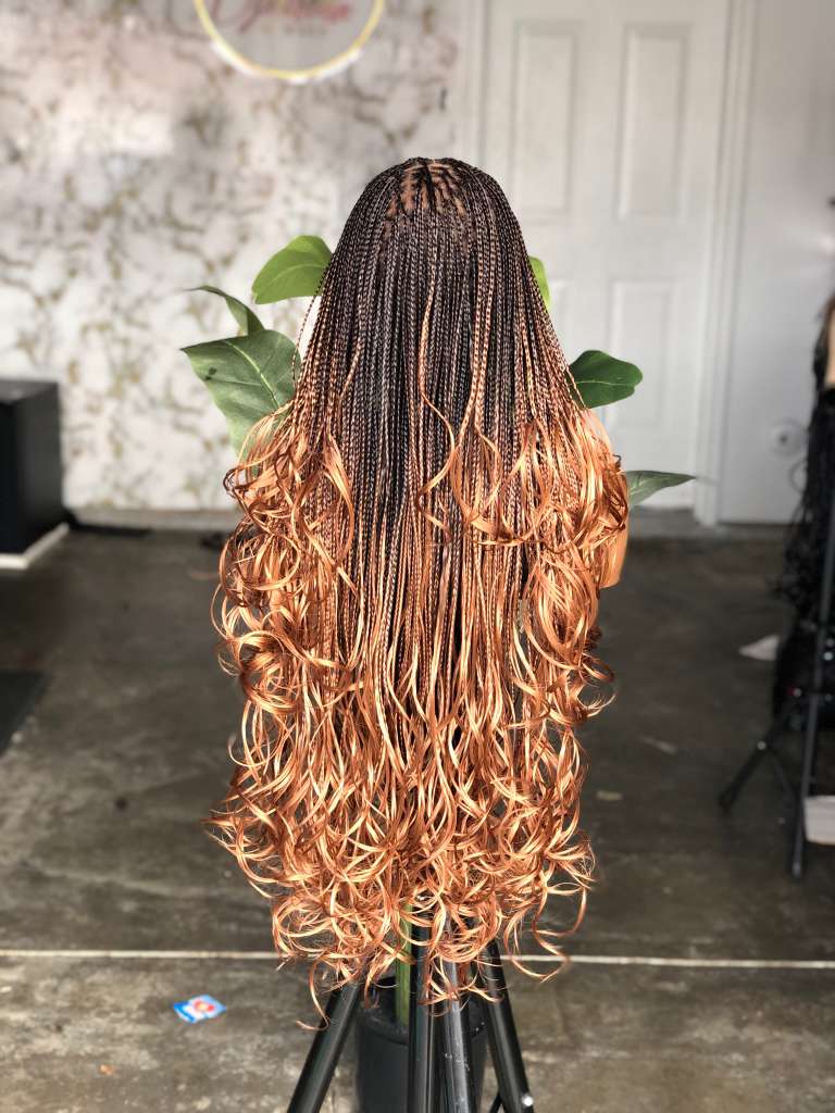Full Lace 3 Layers French Curls Wig Made to Order 28 Inches