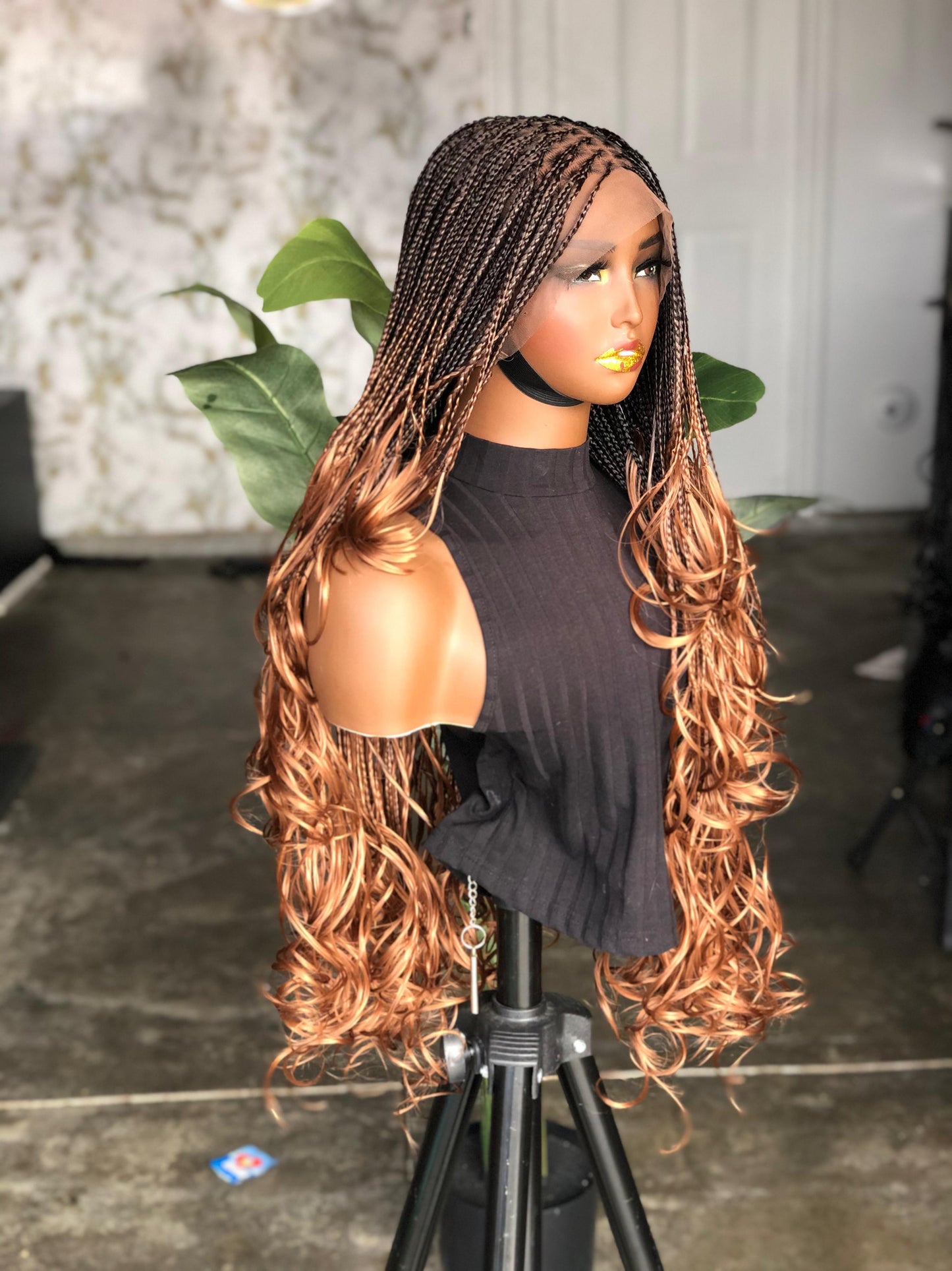 Full Lace 3 Layers French Curls Wig Made to Order 28 Inches