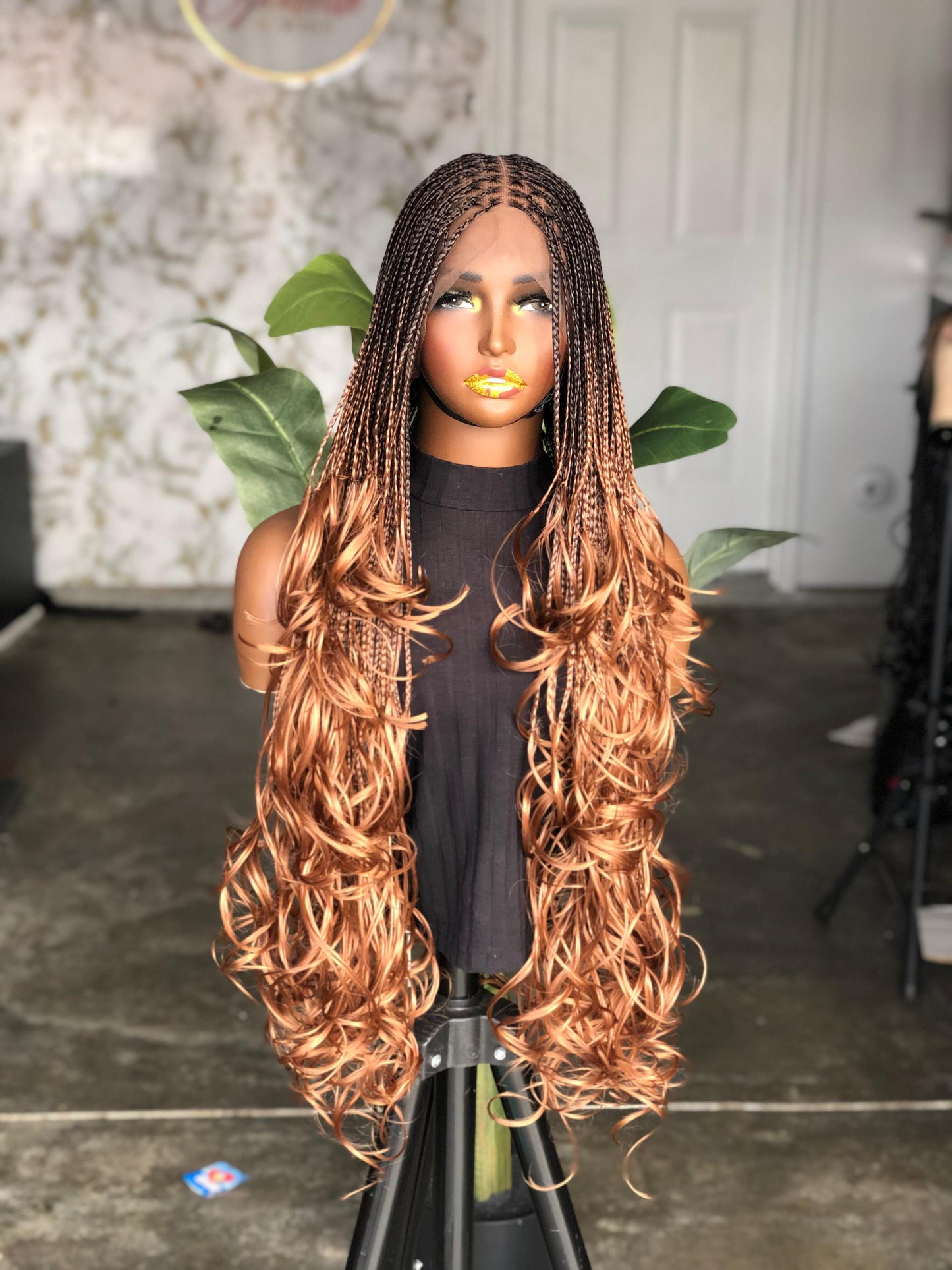 Full Lace 3 Layers French Curls Wig Made to Order 28 Inches