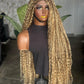 Ready to Ship: Boho Human Hair Lace Unit | HD Closure Braided Wig