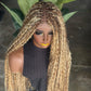 Ready to Ship: Boho Human Hair Lace Unit | HD Closure Braided Wig