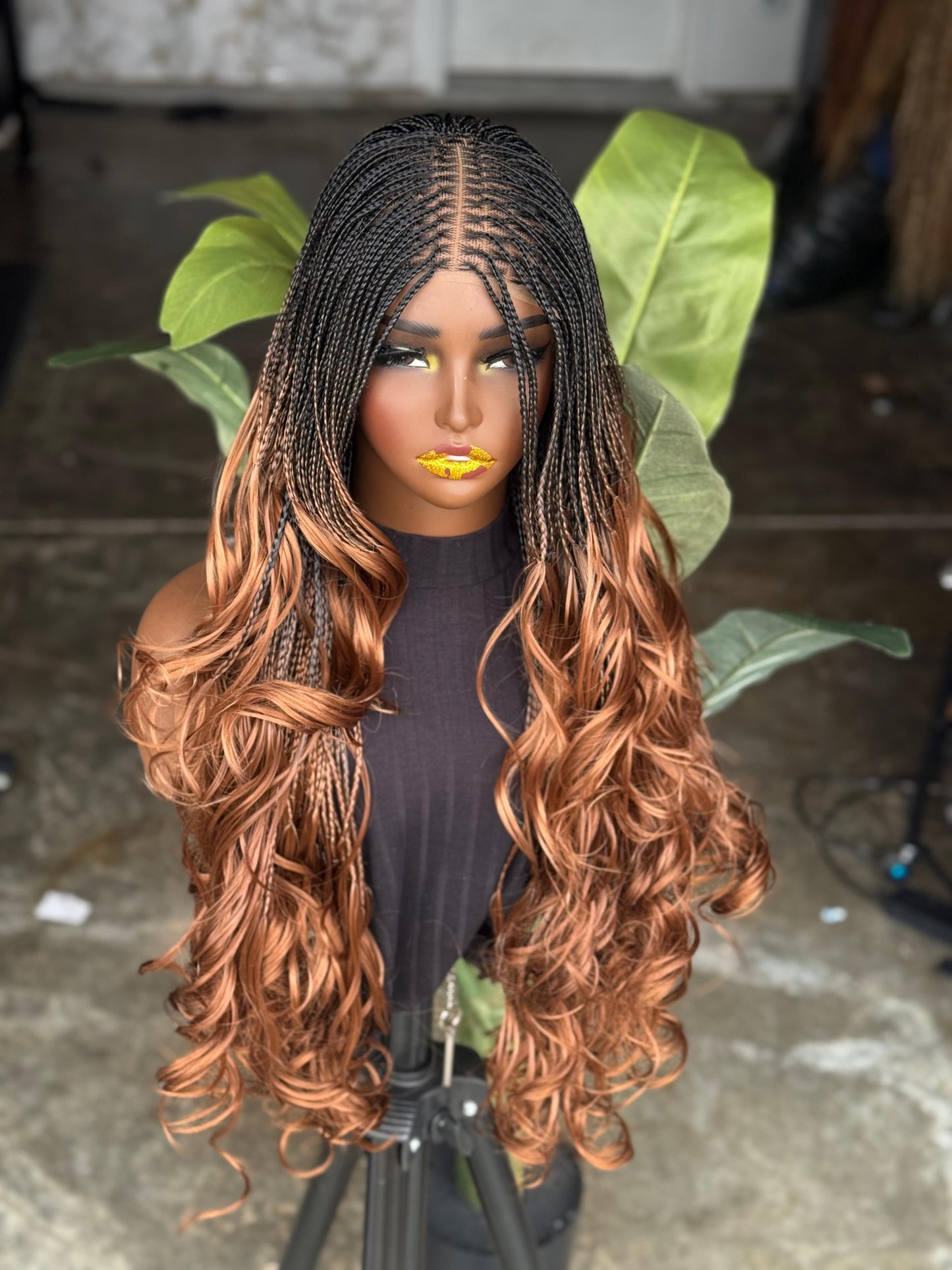 3-Layer Braided Unit | 28" Closure Wig - ready to ship  5x5 closure