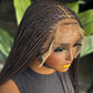 Made to Order: 24" Bone Straight 13x4 HD Lace Frontal Wig - Burgundy Mix