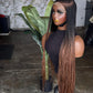 Made to Order: 30 Inches C-cut Nine Straight Deep Part Wig