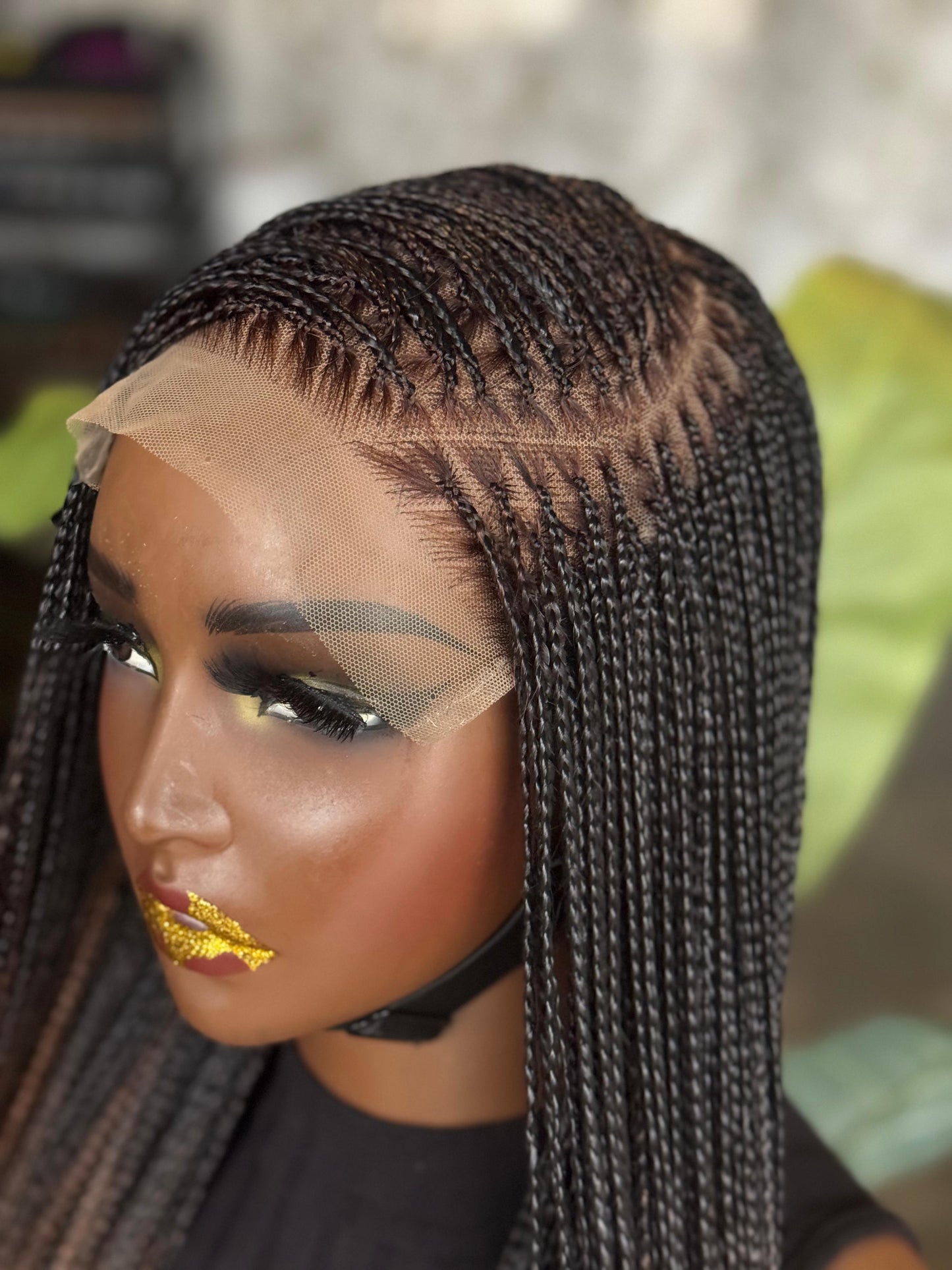 Made to Order: 30 Inches C-cut Nine Straight Deep Part Wig