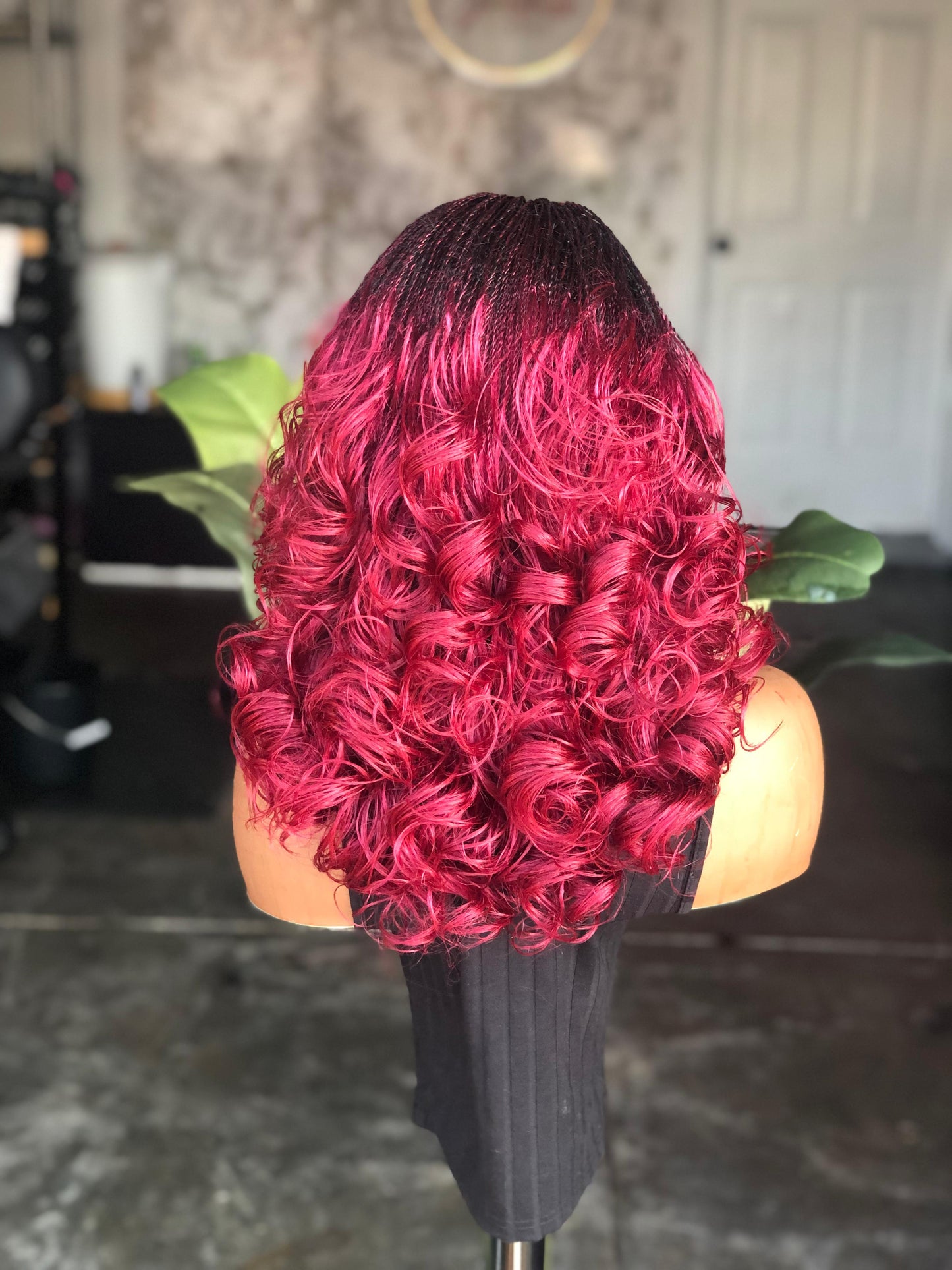 Ruby Unit Bugundy Color Small Head Size Made To Order