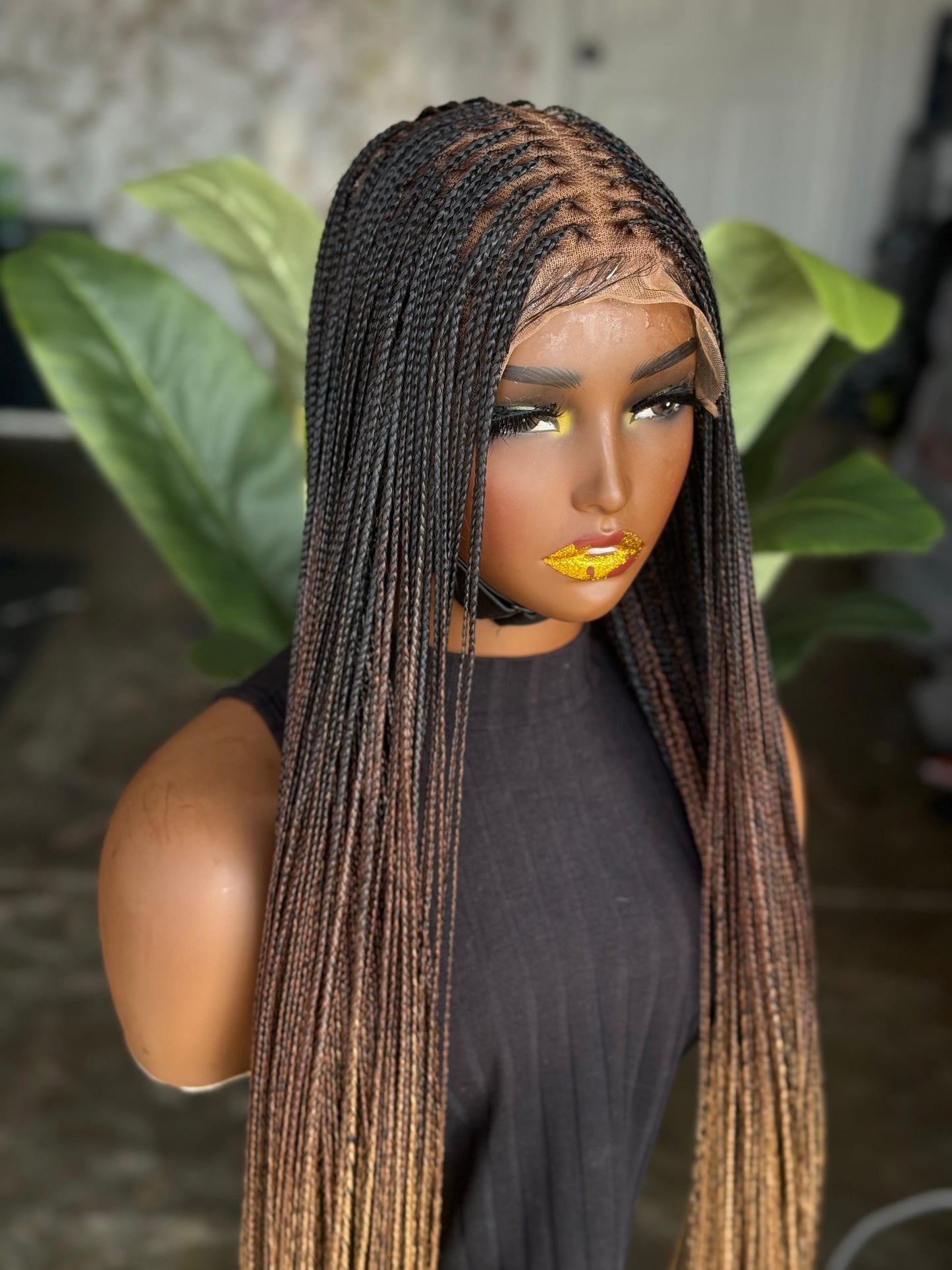 32 Inches 6x6 Human Lace Closure Braided Bone Straight Ready To Ship