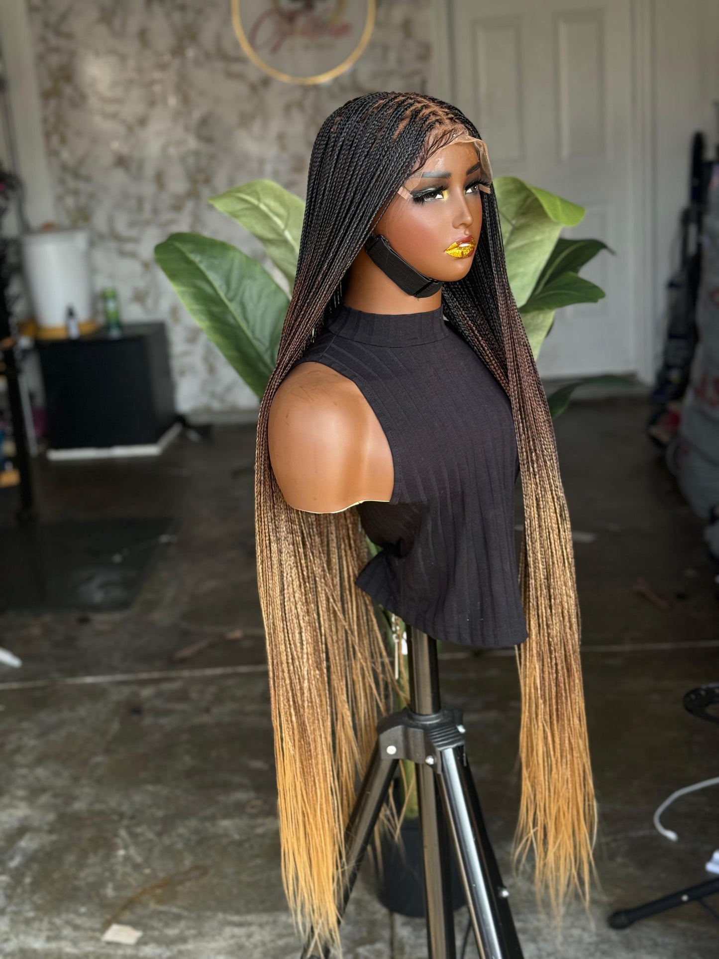 32 Inches 6x6 Human Lace Closure Braided Bone Straight Ready To Ship