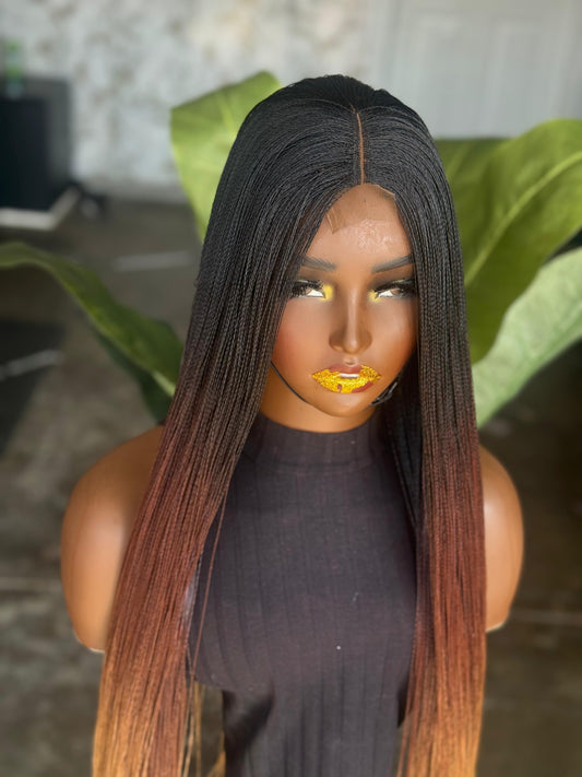 3 Tone Closure Glueless Nano Made to Order 26 Inches