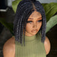 Salt N Pepper Bob Wig Ready To Ship Closure Glueless