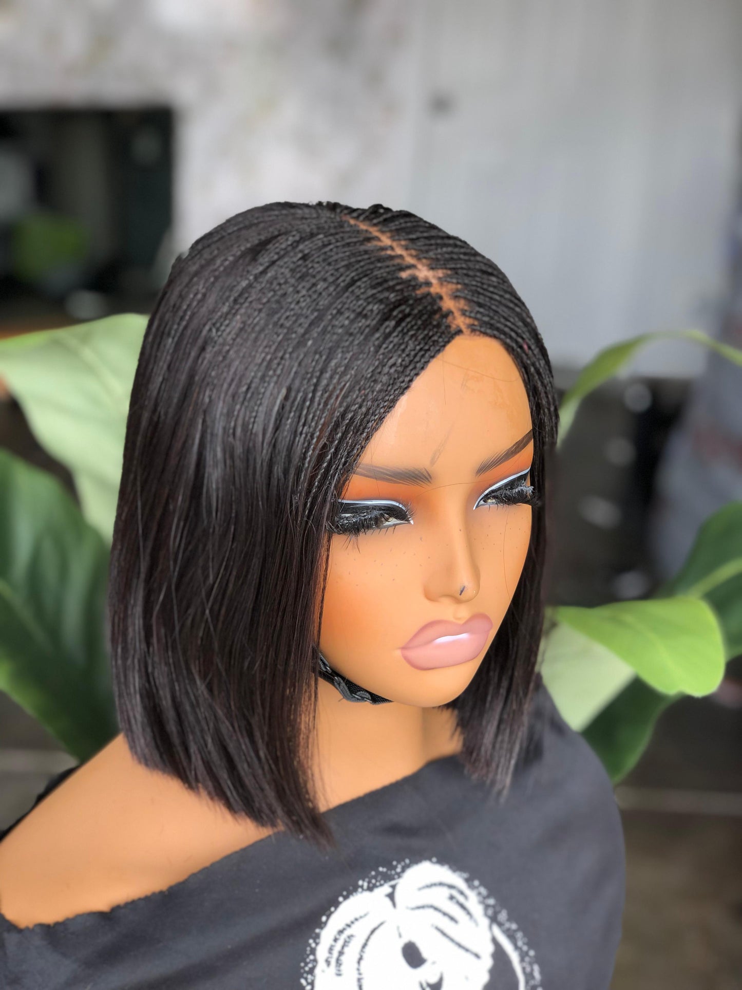 10" Bob Wig Unit 100% Human Hair Closure Unit