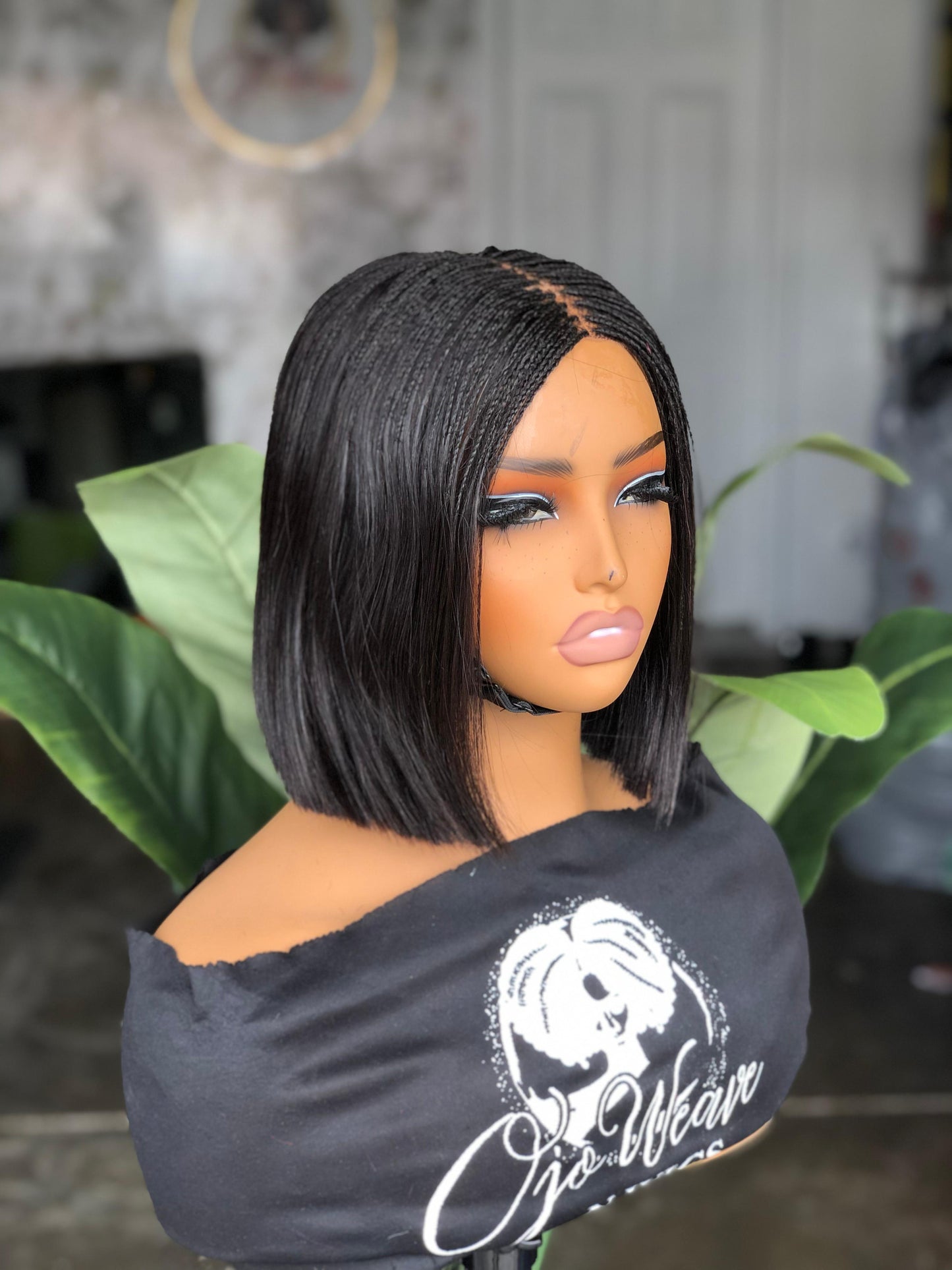 10" Bob Wig Unit 100% Human Hair Closure Unit