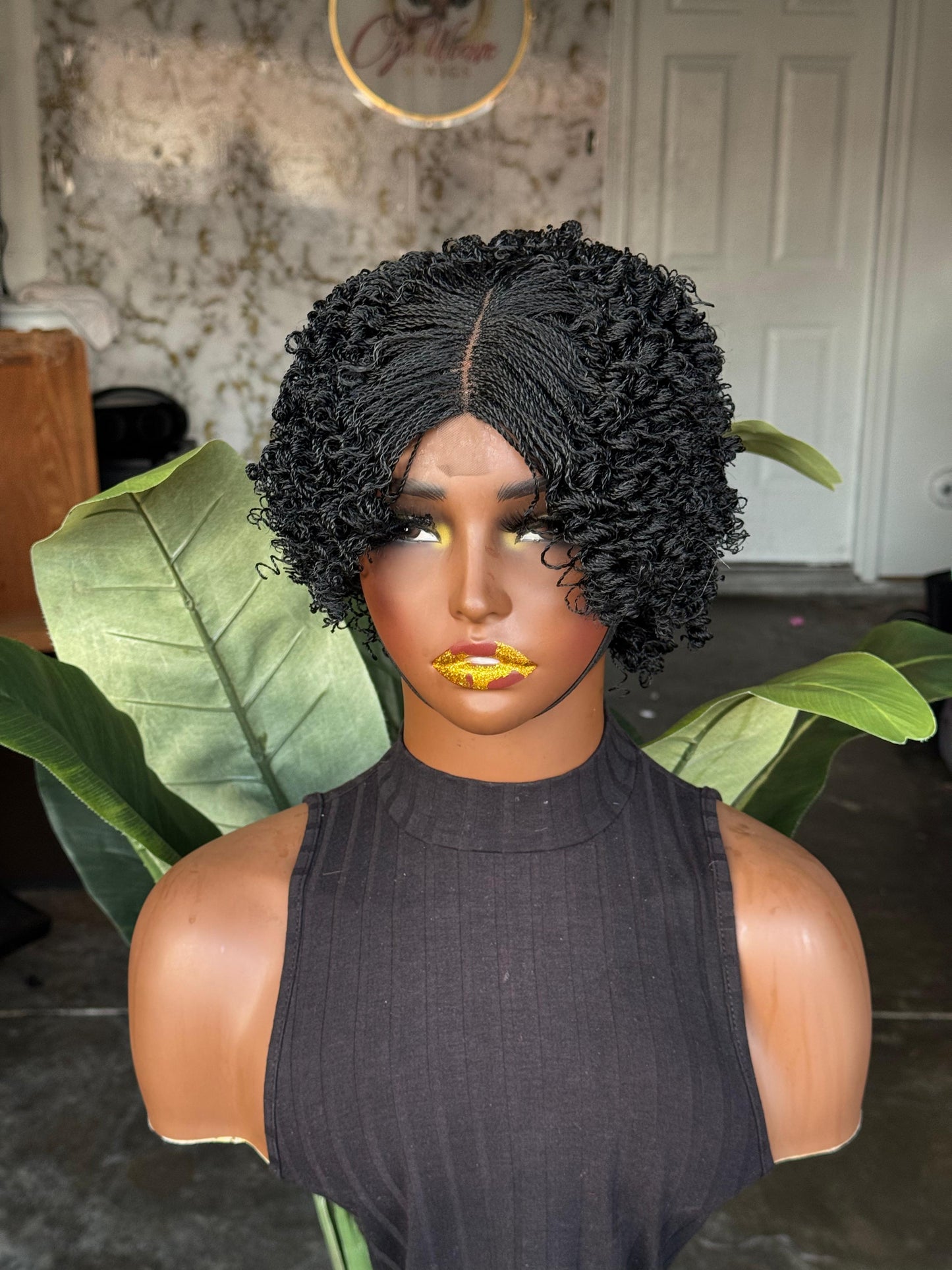 Ready to Ship 6" Micro Curl Glueless Closure Wig – Ultra Lightweight Summer Style