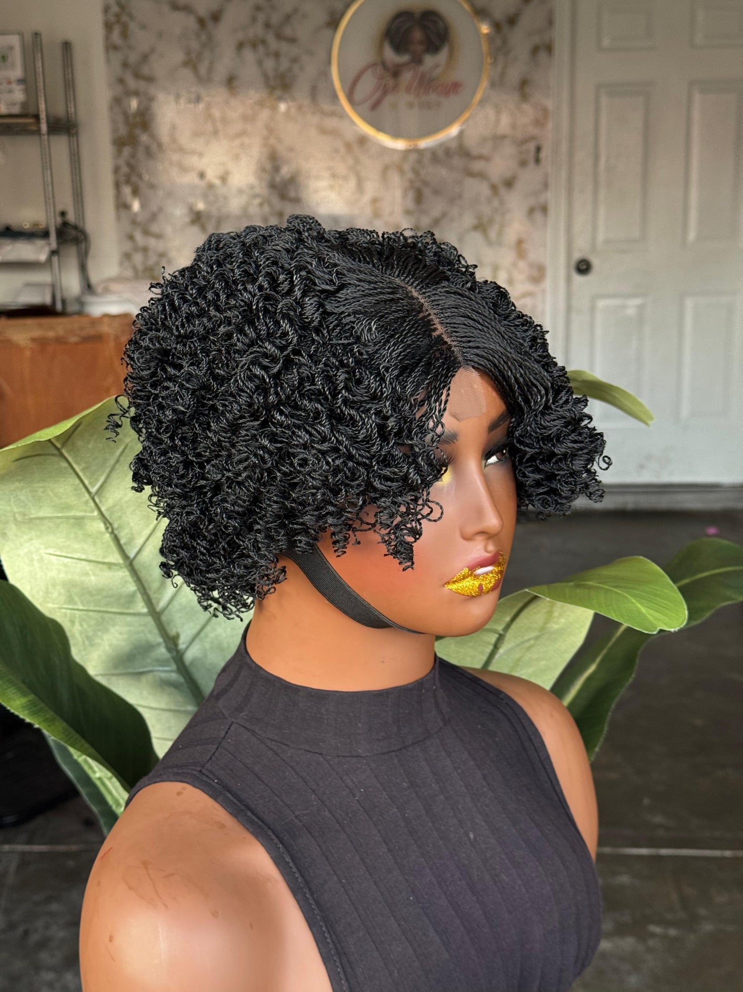 Ready to Ship 6" Micro Curl Glueless Closure Wig – Ultra Lightweight Summer Style