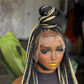 28/30" Full Lace Senegalese Twist Wig – Color 1B/Blonde Highlights Ready to Ship
