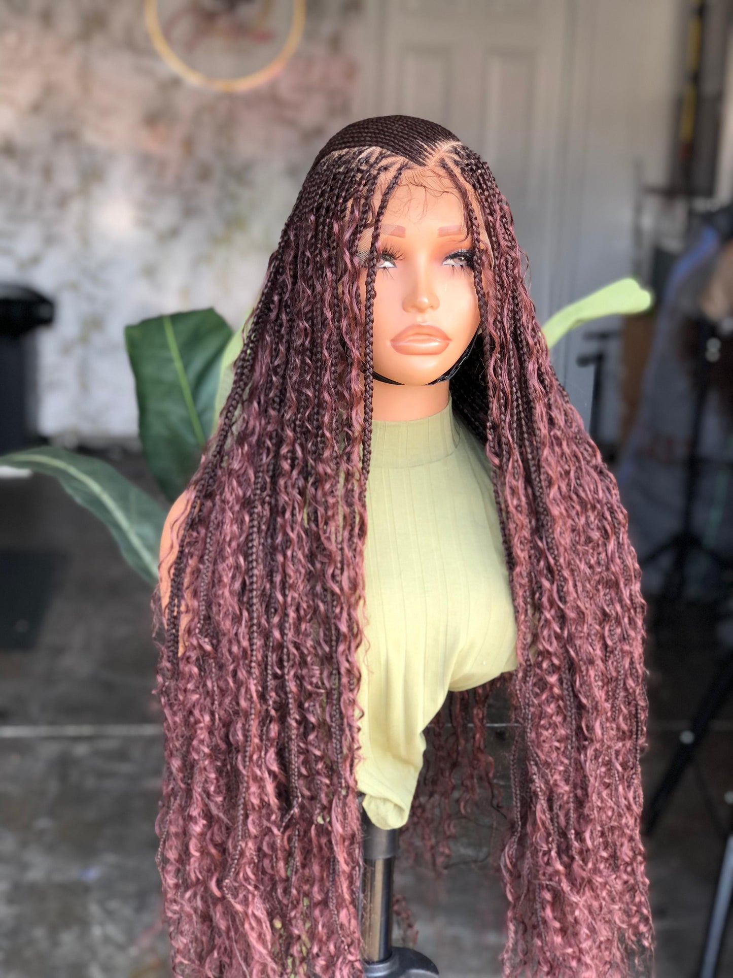 Full Lace Boho Flip Wig Ready To Ship 30 Inches Wig
