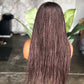 Frontal 20inches Color 33 Micro Braided Wig Ready To Ship