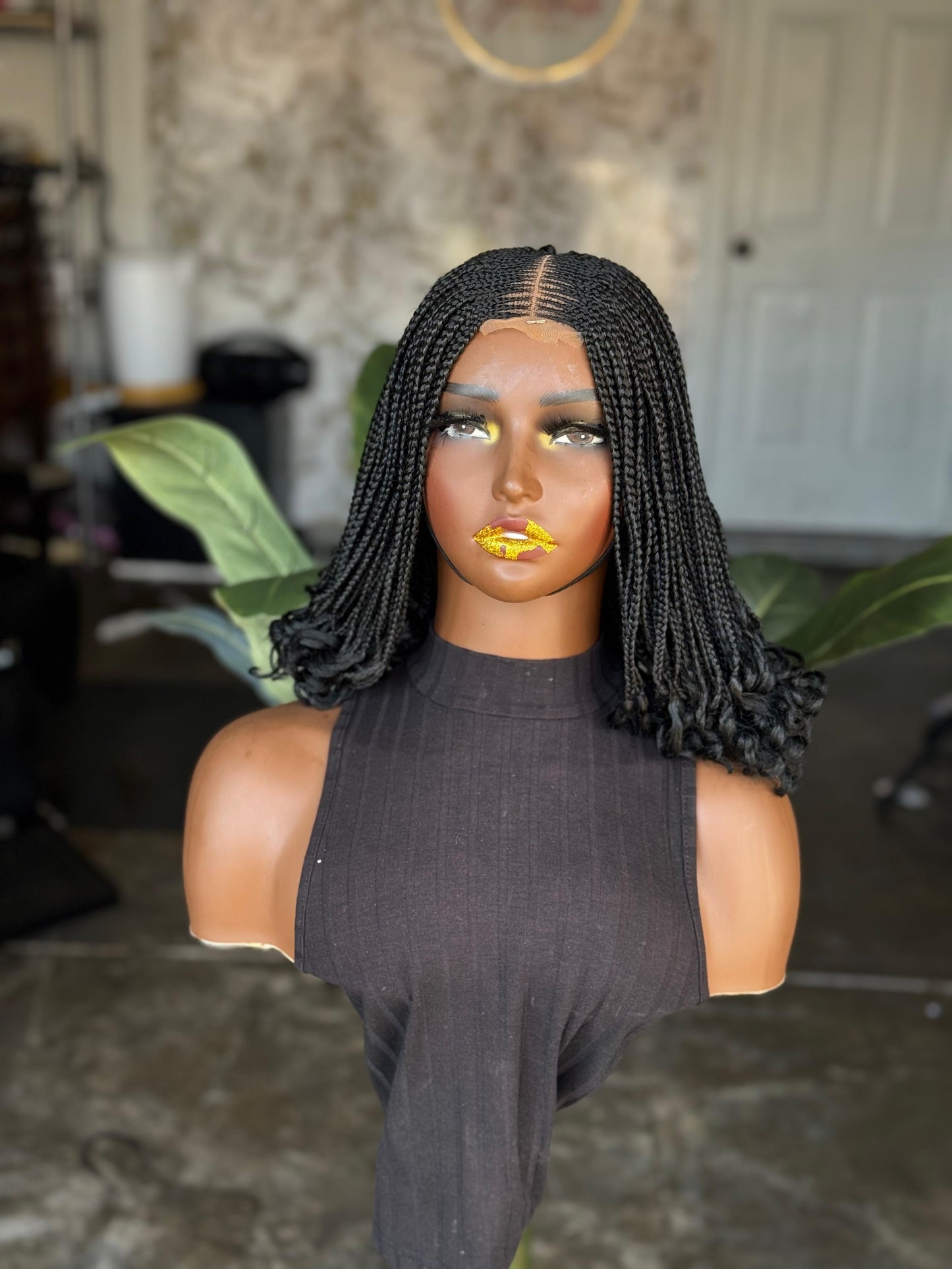 Closure Bianca Curly Ready To Ship 10inches Color 1b