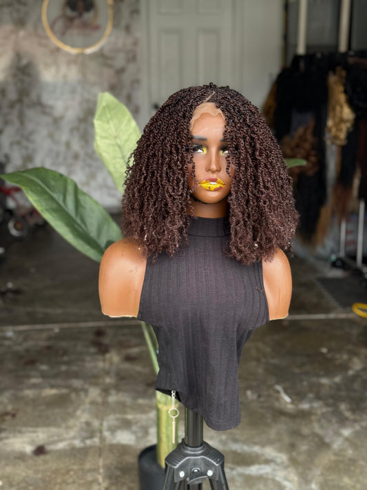 Closure C Part Sister Locs Ready To Ship 10 Inches Color 33
