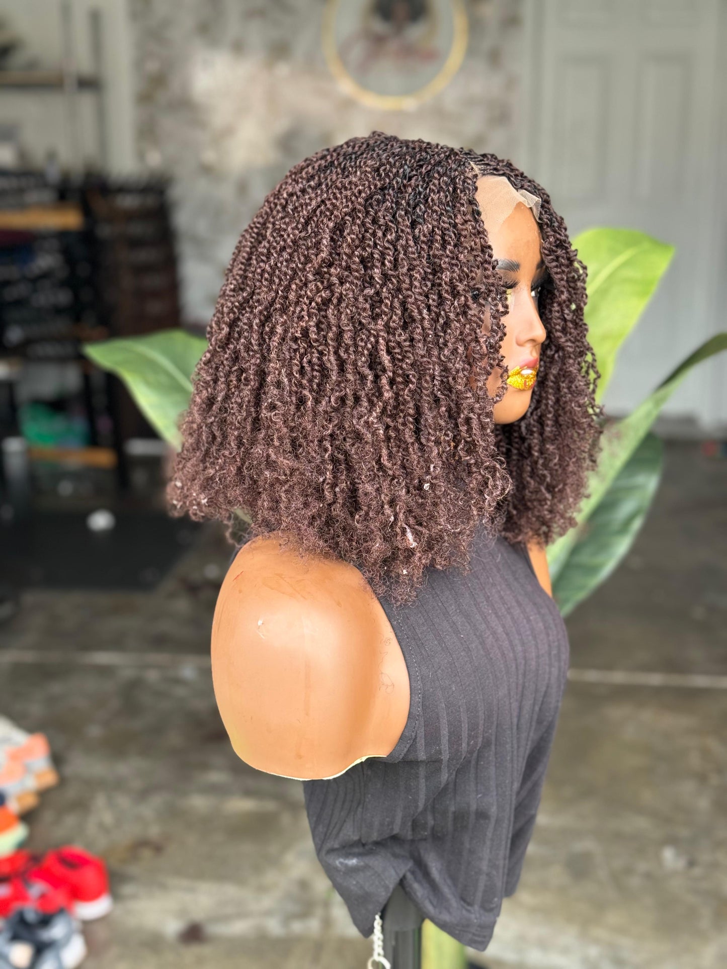 Closure C Part Sister Locs Ready To Ship 10 Inches Color 33