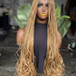 30" 8x8 Spiral Wig Made with Human Lace - Made to Order