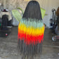 Bianca Unit Closure Wig Rasta Made to Order