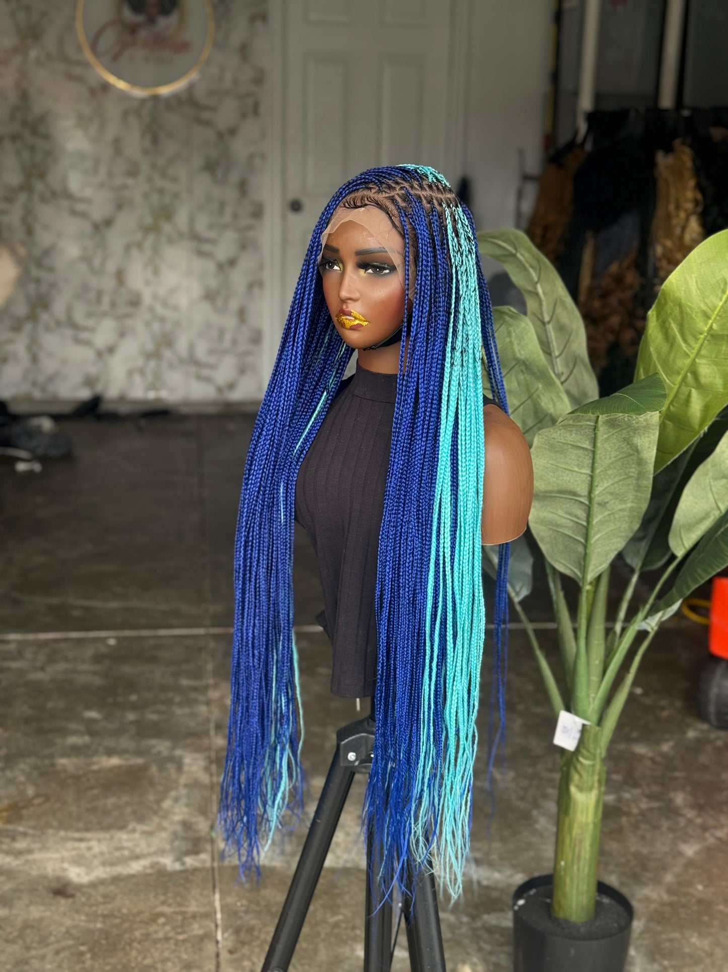 30" Full Lace C Cut Knotless Braids Preorder