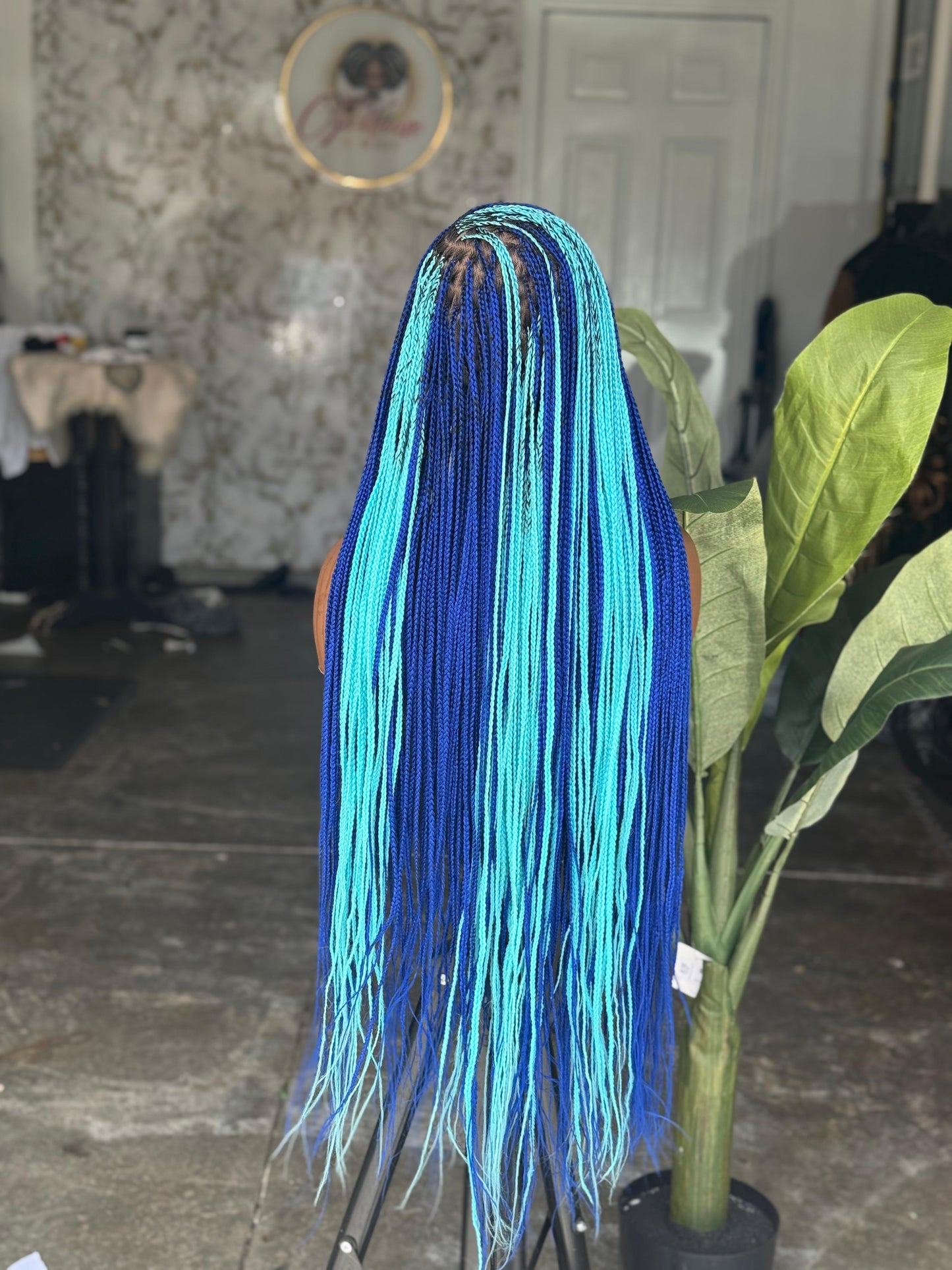 30" Full Lace C Cut Knotless Braids Preorder