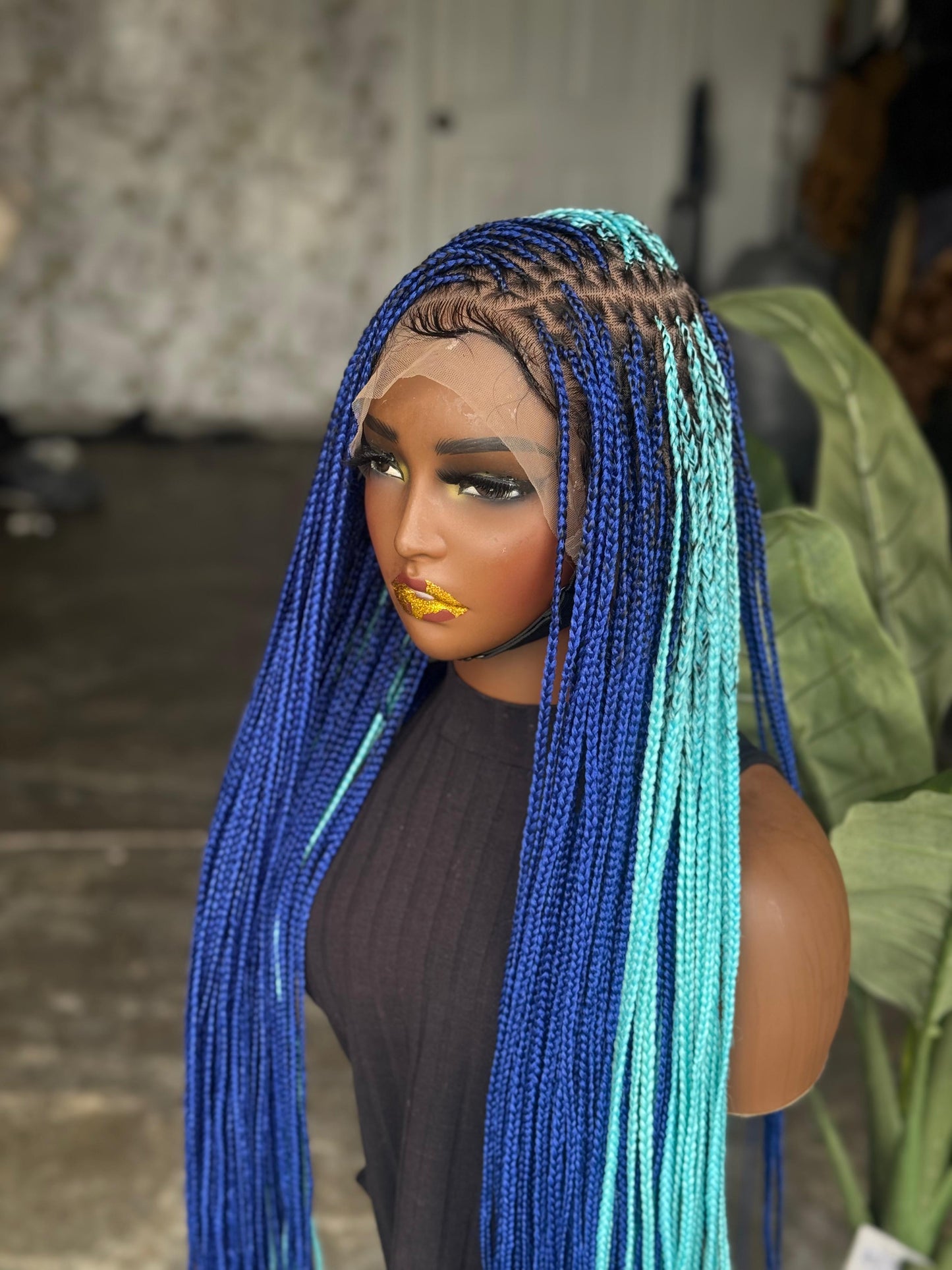30" Full Lace C Cut Knotless Braids Preorder