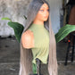 Ready to Ship: 26-28" Salt & Pepper Nano Braid Wig – 2x6 Glueless Closure