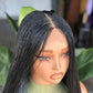 26-28" Black Nano Braid Wig – 4x4 Glueless Closure Made to Order