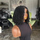 Ready to Ship: 10-Inch Kinky Twixt Closure Wig | Glueless Color 1B